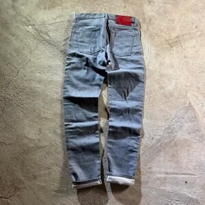 Naked & Famous Denim Gray Straight Jeans